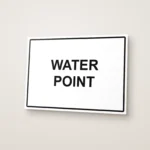 Water Point Sign