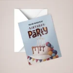 Party & Birthday Invitation Printing: Party & Birthday Invitation Printing: Custom Printed Invitations with Envelopes