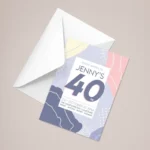 Party & Birthday Invitation Printing: Party & Birthday Invitation Printing: Personalised Invitation Cards with Envelopes